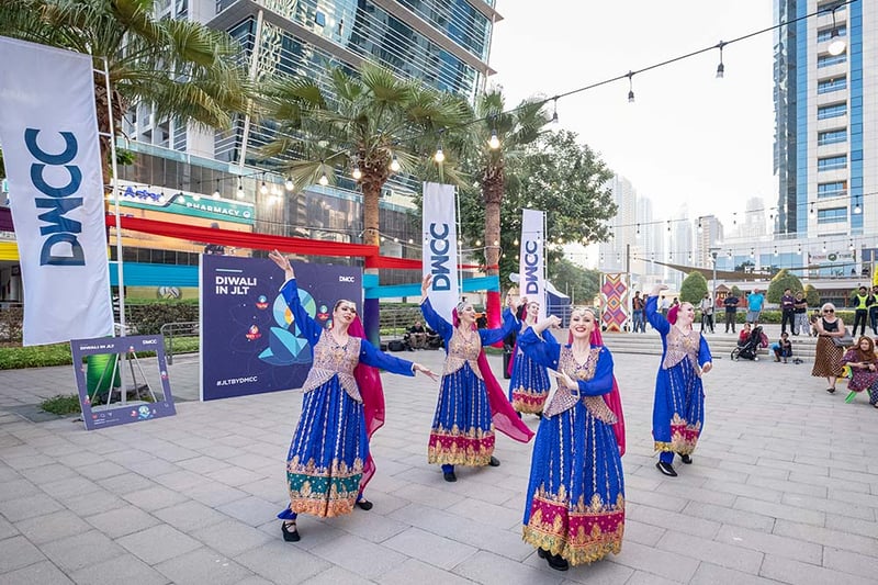 diwali dance in jlt 
