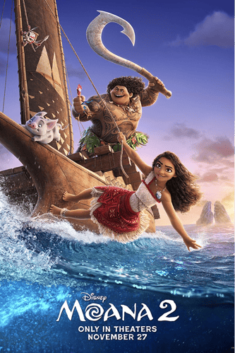 Moana 2 poster