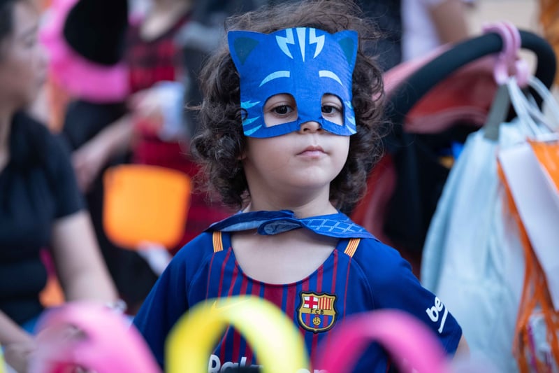 child in halloween costume 