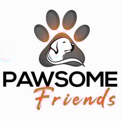 logo pawsome friends