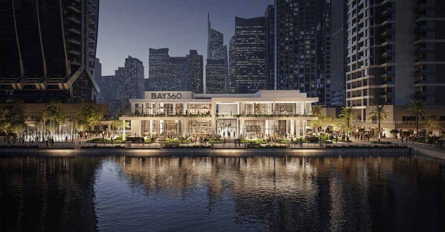 bay 360 jlt night time render