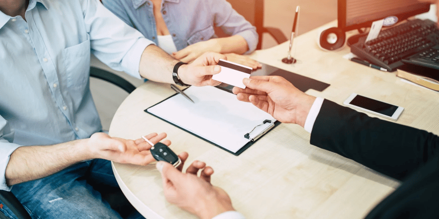 car rental dealership