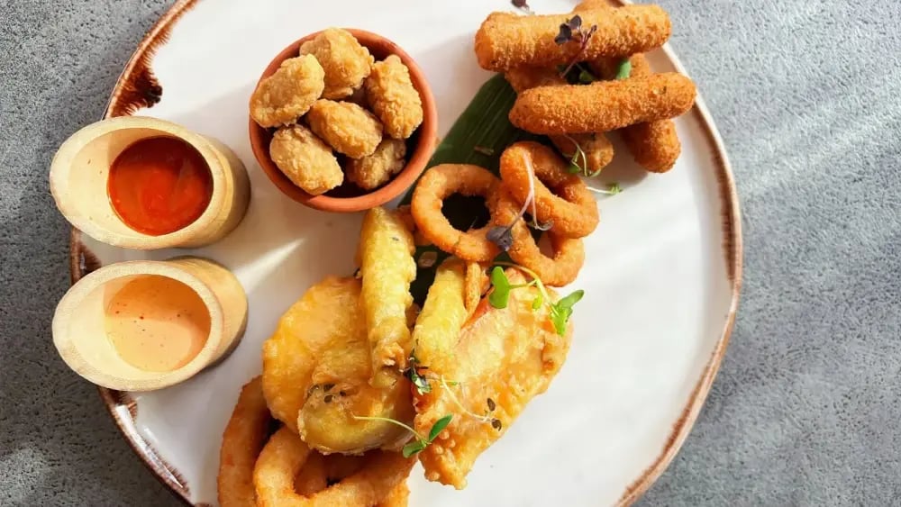 A Fry-day Stack at La Vue Bar
