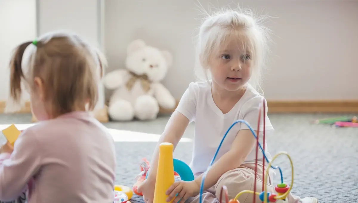 girls playroom with toys